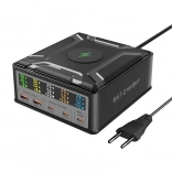 Chargeur Universel BlitzWolf BW-S28 avec recharge sans fil, noir