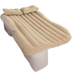 Matelas gonflable de voiture avec pompe électrique 130 × 80 cm – Beige