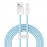 Baseus câble USB–Lightning 2 m, 2,4 A, bleu