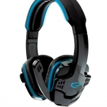 Casque avec micro pour joueur Raven bleu