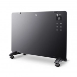 Radiateur convecteur et rayonnant en verre ELDOM avec Wi‑Fi, 1500 W