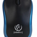 Souris sans fil Rebeltec Meteor bleue