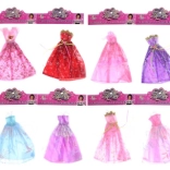 Robe de bal pour poupée 22 cm – assortiment de couleurs