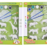 Petits animaux safari à peindre – kit créatif pour enfants
