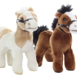 Cheval en peluche 23 cm