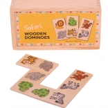Bigjigs Toys Domino en bois Safari
