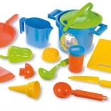 Set de cuisine en sable pour enfants, 14 pièces
