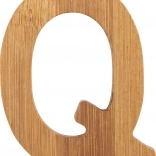 Lettre Q en bambou small foot