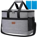 Sac isotherme 20 L avec blocs réfrigérants – gris