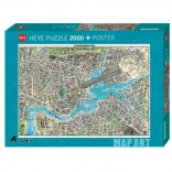Puzzle HEYE 2000 pièces – ville de la musique