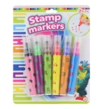 Set de feutres avec tampons 6 pcs