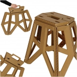 Tabouret de camping pliant 40 cm – beige