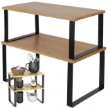 Étagère de cuisine en bambou Ruhhy – 2 pièces