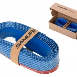 Becquet en caoutchouc universel pour pare-chocs motif carbone 2,5 m – Bleu