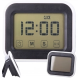 Horloge numérique électronique avec alarme et écran LCD rétroéclairé