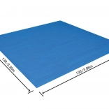 Tapis de protection pour piscine 396x396 cm de Bestway