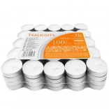 Bougies chauffe-plat 3 h – lot de 100 pièces