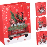 Sac cadeau M de Noël 26 × 32 × 10,5 cm