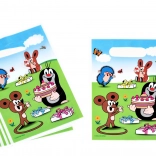 Sachet de fête avec la Petite Taupe et ses amis 23 x 16 cm