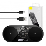 Chargeur sans fil Baseus avec écran LED numérique, 20 W