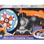 Pistolet en mousse pour enfants avec cible