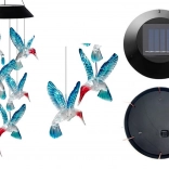 Lumière solaire Colibris LED multicolore