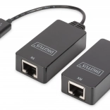 Rallonge USB DIGITUS pour transmission jusqu’à 45 m, noir