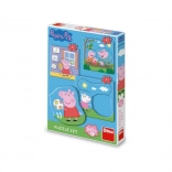 Set de puzzles Peppa Pig : La famille, 3–5 pièces pour tout-petits