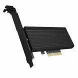 Carte PCIe pour SSD M.2 NVMe avec dissipateur