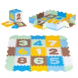 Tapis puzzle en mousse éducatif avec parc pour enfants