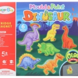 Fabrication de magnets Dinosaures lumineux
