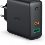 Chargeur secteur AUKEY PA-D3 2×USB avec Power Delivery 60 W