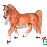 Figurine cheval brun clair 12 cm