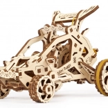 Puzzle mécanique 3D en bois mini buggy UGEARS, 80 pièces