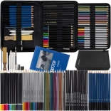 Set de croquis 74 pcs dans étui MAALEO