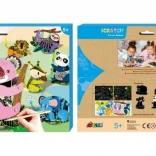 Papier à gratter - Animaux de la forêt