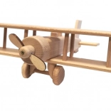 Biplan en bois – grand avion
