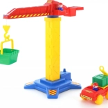 Grue de chantier + petite voiture