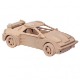 Puzzle 3D en bois voiture de sport Ferrari – grand modèle