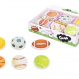 Gomme effaçante à motif sportif