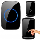 Sonnette sans fil étanche, 25 mélodies, 3 niveaux de volume