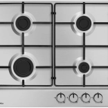 plaque de cuisson gaz en inox Amica PGA6100BPR