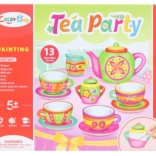 Peinture de son propre service à thé en céramique