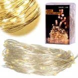 Guirlande LED décorative à fil 5 m, 50 LED – Chaud