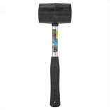Marteau en caoutchouc Deli Tools noir/argent