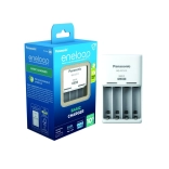 Chargeur Eneloop advanced AA/AAA + 4× AA 2000 mAh