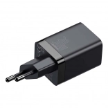 Chargeur rapide Baseus Super Si Pro USB + USB‑C 30 W noir