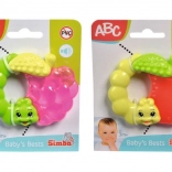 Anneau de dentition fruit avec chenille pour bébés