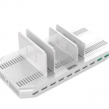 Station de charge universelle 10× USB 96 W avec charge rapide QC 3.0