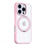 Torras Ostand R Fusion étui pour iPhone 16 Pro Max rose